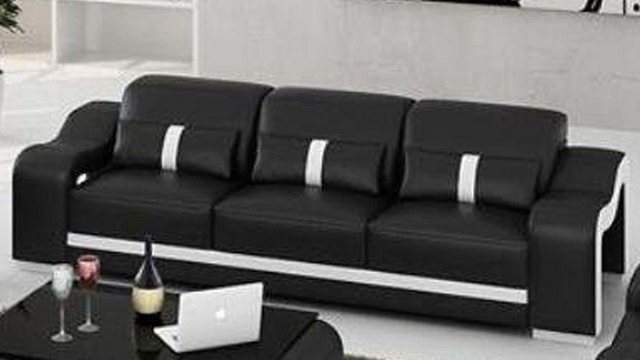 JVmoebel Sofa Sofa 3 Sitzer Leder Sofas Couch Polster Moderne Couchen, Made günstig online kaufen