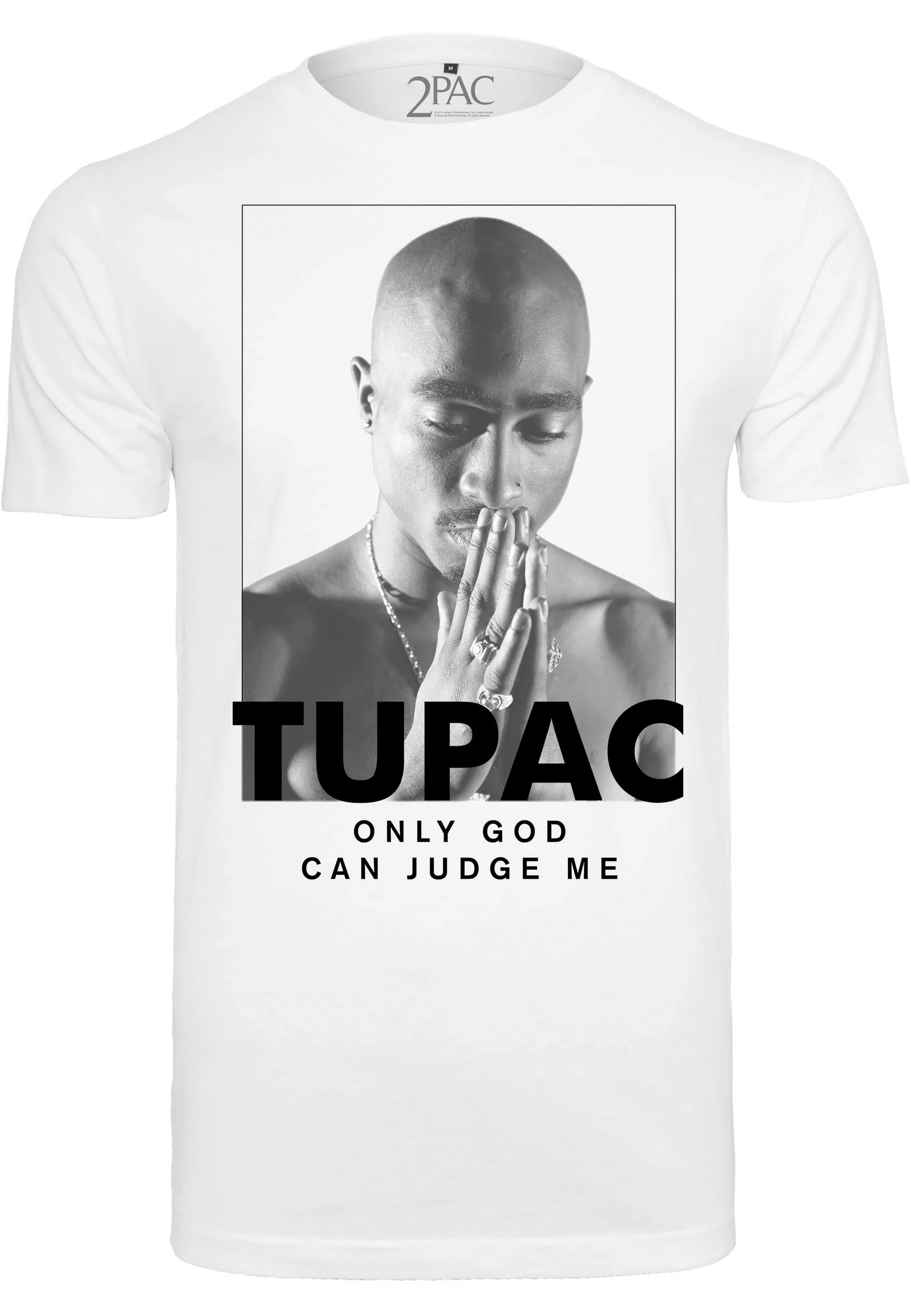 MisterTee Kurzarmshirt "MisterTee Herren 2Pac Prayer Tee" günstig online kaufen