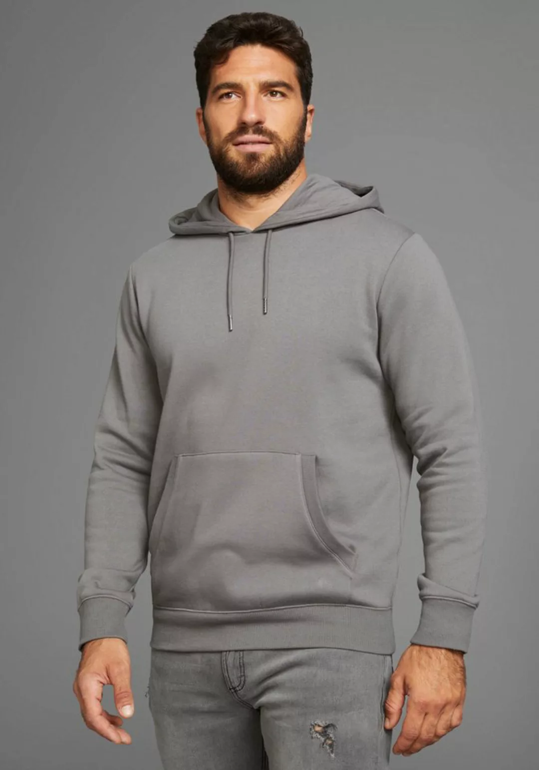 Mans World Kapuzensweatshirt, mit Kämguruhtasche günstig online kaufen