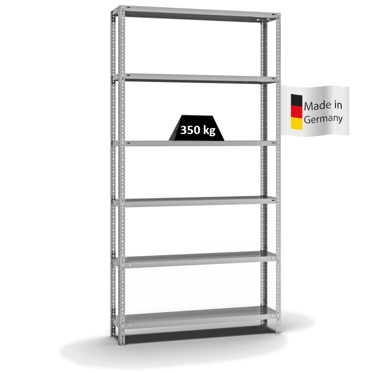 PROREGAL Fachbodenregal Schraubsystem Heavy-Duty Grundregal HxBxT 250 x 130 günstig online kaufen