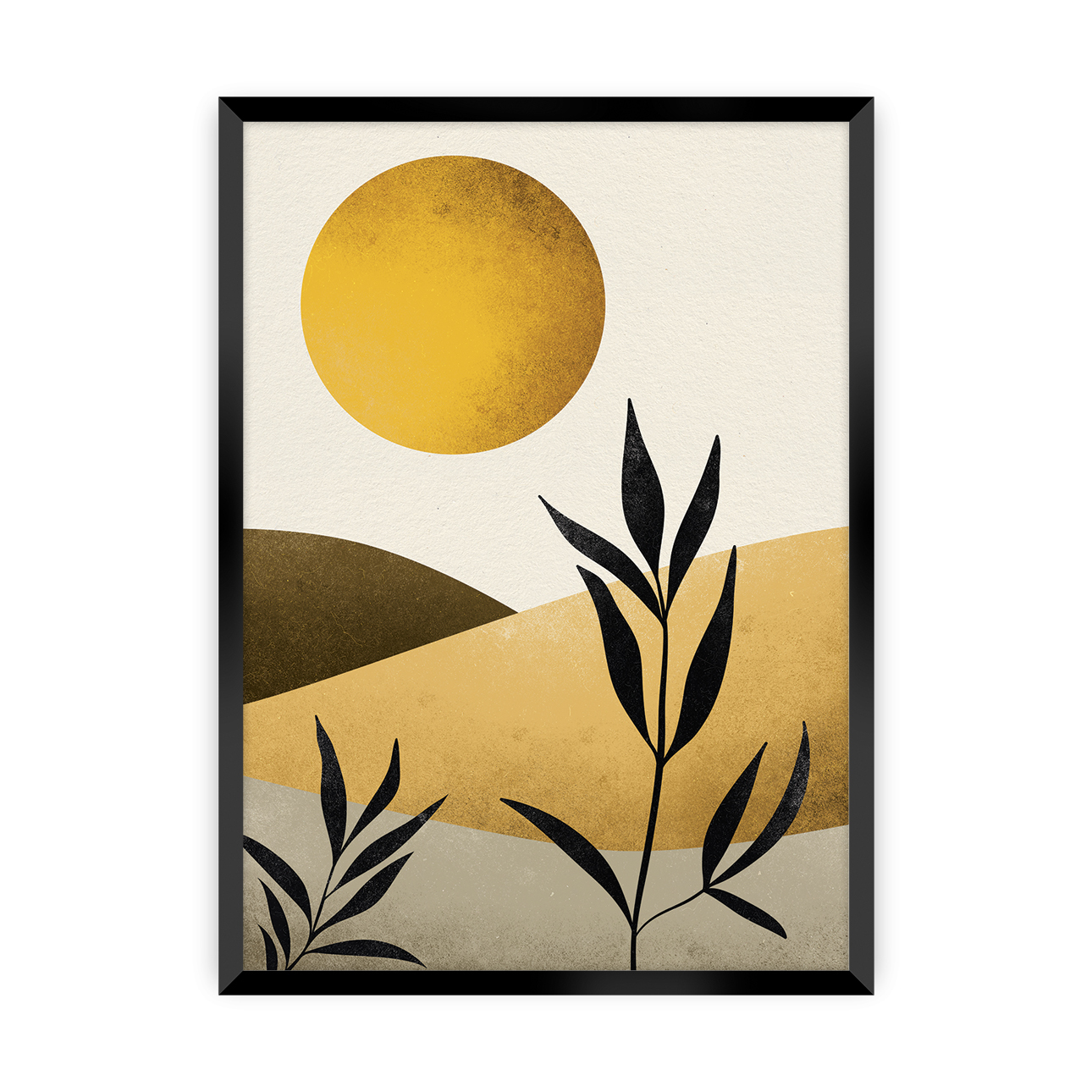 Poster Sand Desert, 40 x 50 cm, Ramka: Czarna günstig online kaufen