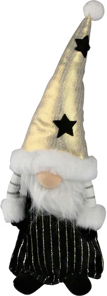 AM Design Weihnachtsfigur "Weihnachtsdeko", mit goldener Mütze und schwarze günstig online kaufen