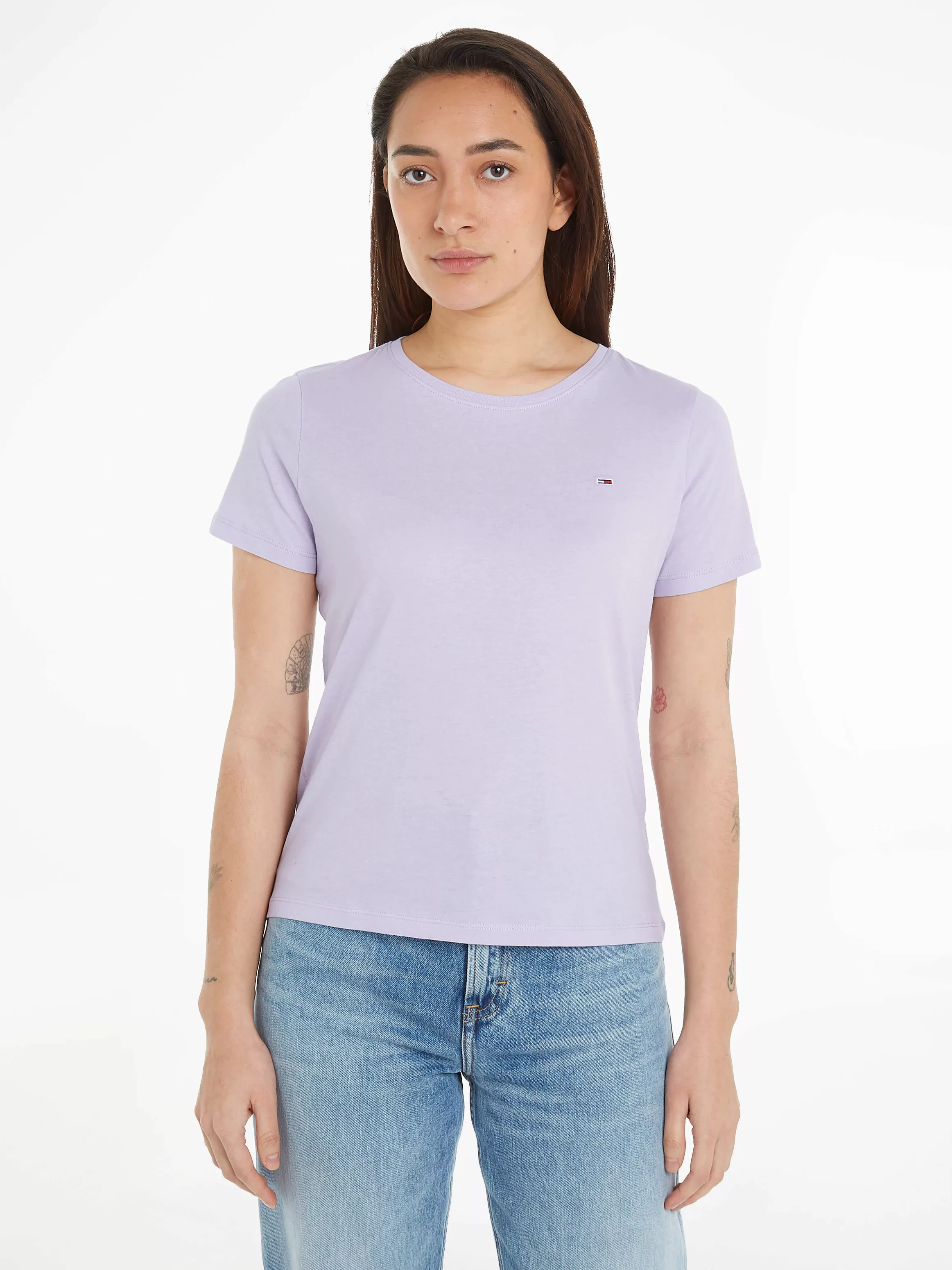 Tommy Jeans T-Shirt "Soft Jersey T Shirt", aus weicher Jersey Qualität Rund günstig online kaufen