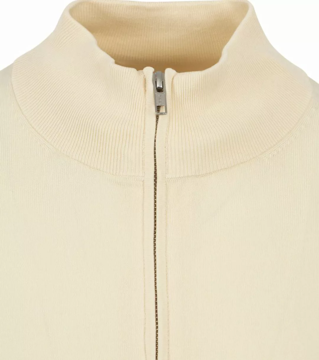 Profuomo Half Zip Pullover Luxury Ecru - Größe XXL günstig online kaufen