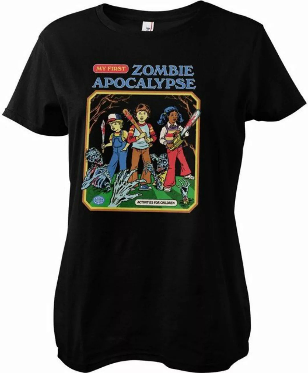 Steven Rhodes T-Shirt My First Zombie Apocalypse Girly Tee günstig online kaufen
