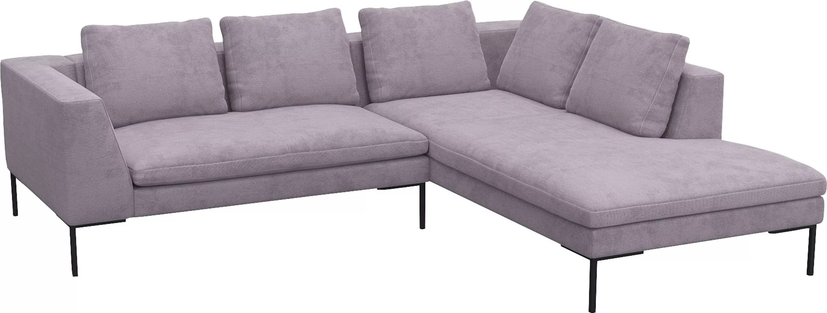 FLEXLUX Ecksofa "Loano, superbequemer Sitzkomfort durch Kaltschaum im Sitz, günstig online kaufen