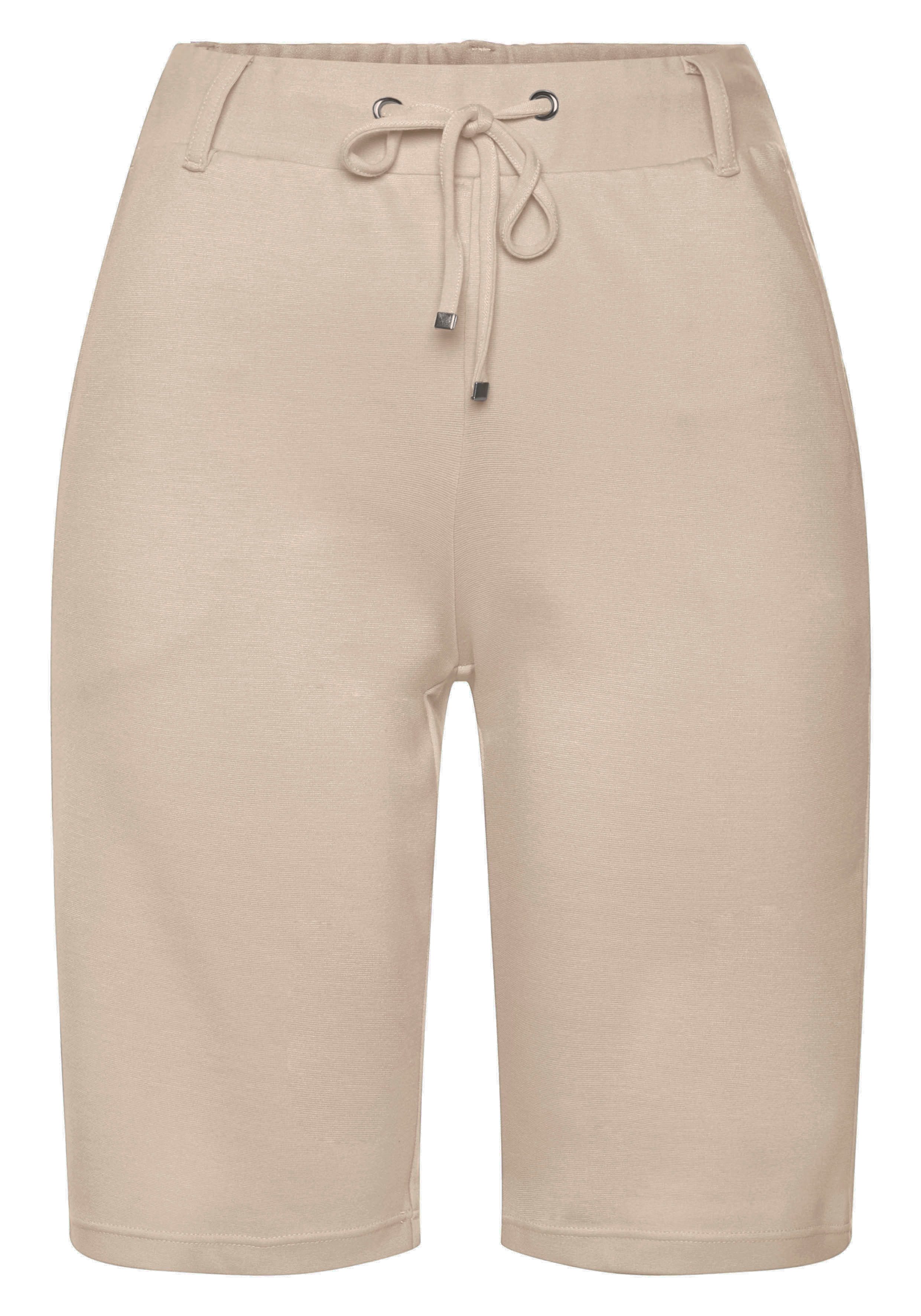 LASCANA Shorts, mit Gürtelschlaufen und Bindeband, Loungewear günstig online kaufen