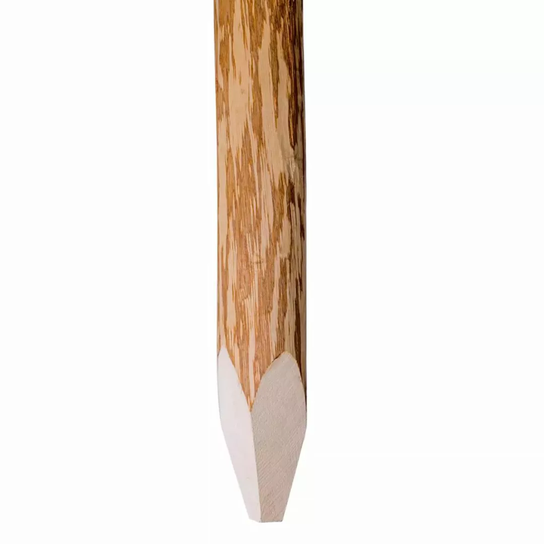 Angespitzter Holz-zaunpfahl 4 Stk. Haselnussholz 90 Cm günstig online kaufen