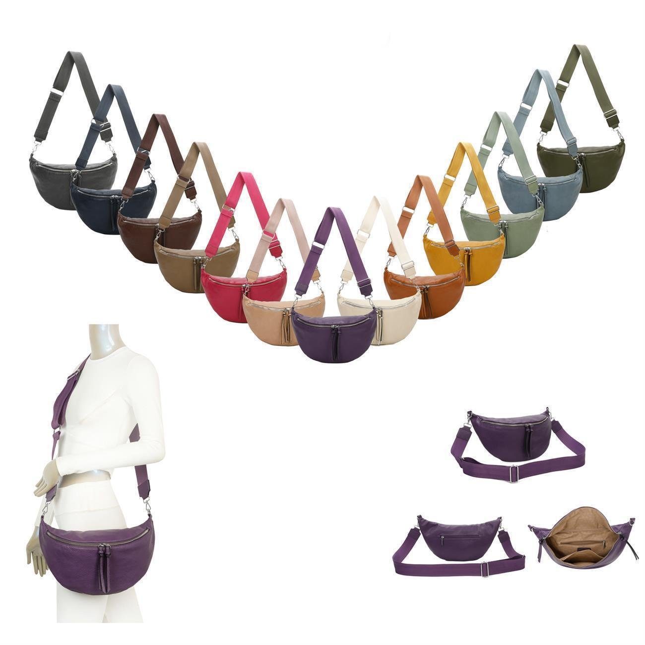 ITALYSHOP24 Schultertasche Damen XXL Tasche CrossBody günstig online kaufen