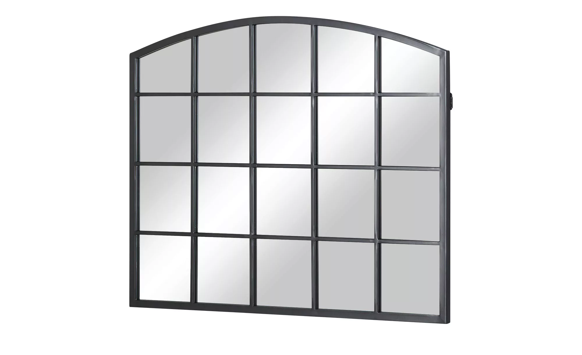 Spiegel  90 x 76 cm Liya ¦ schwarz ¦ Glas,Aluminium,Holzwerkstoff,Metall ¦ günstig online kaufen