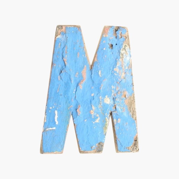 Holzbuchstabe - Vintage M günstig online kaufen