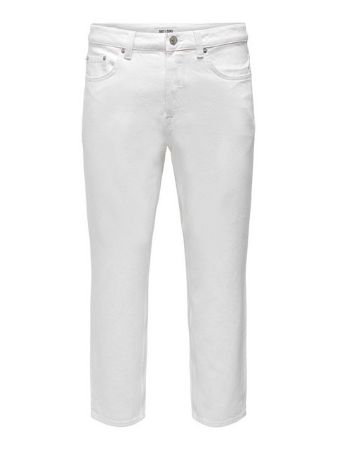 ONLY & SONS Regular-fit-Jeans Denim Jeans Relaxed Fit 7490 in Weiß günstig online kaufen