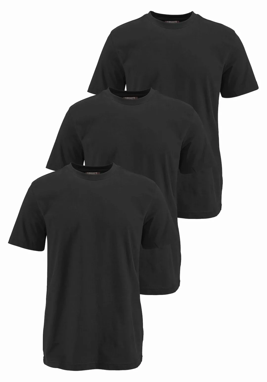 Man's World T-Shirt (Packung, 3-tlg., 3er-Pack) perfekt als Unterzieh- T-sh günstig online kaufen