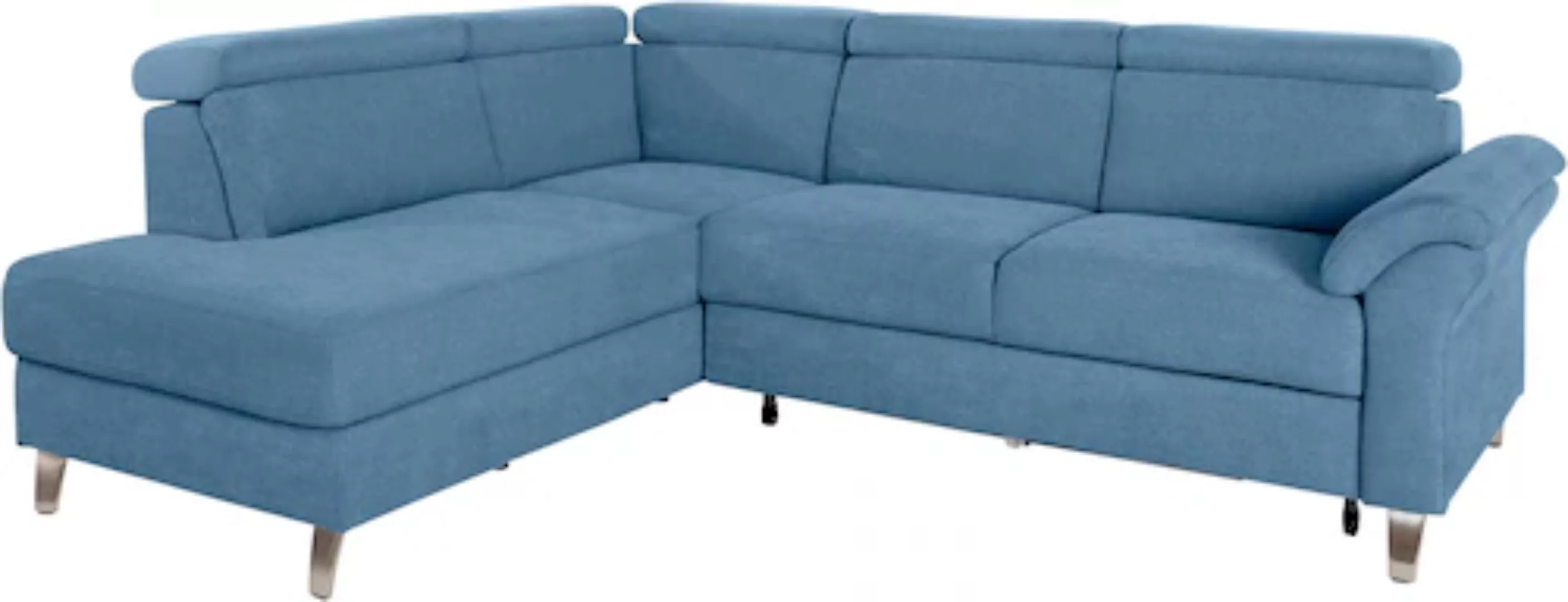 sit&more Ecksofa, inklusive Kopfteilverstellung, wahlweise mit Bettfunktion günstig online kaufen