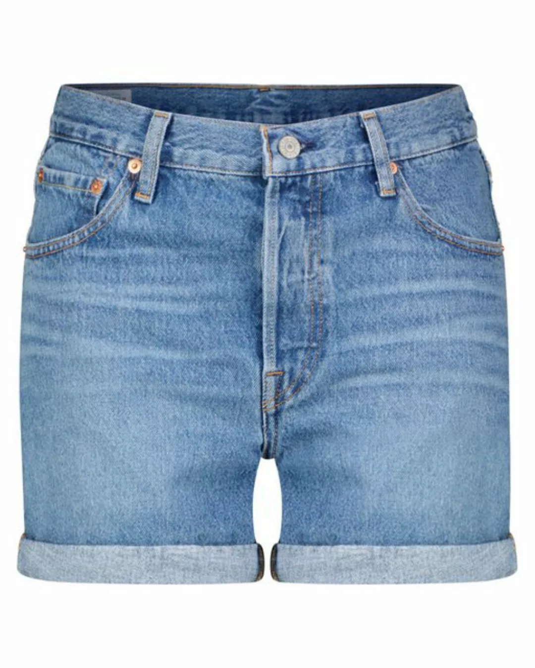 Levi's® Jeansshorts 501 Short Long Mit Knopfverschluss und krempelbarem Sau günstig online kaufen