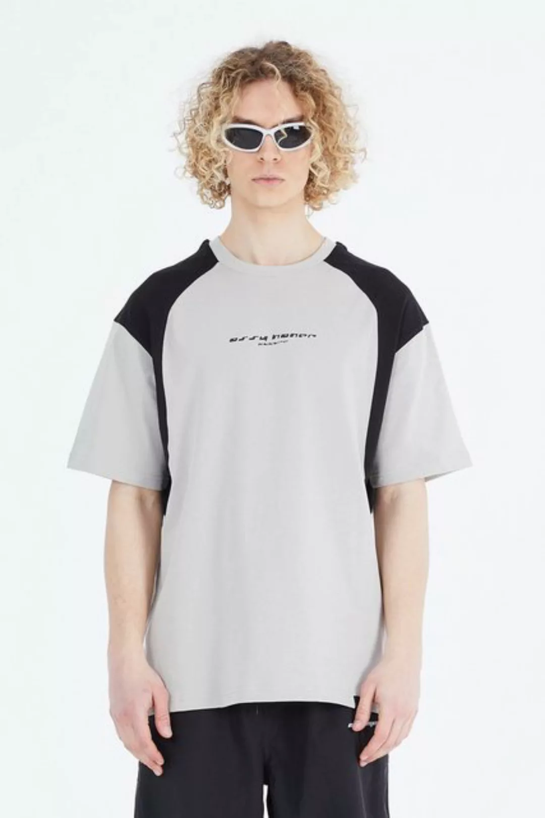 COFI Casuals T-Shirt Herren T-Shirt Oversize Fit Cotton mit 320gsm Baumwoll günstig online kaufen
