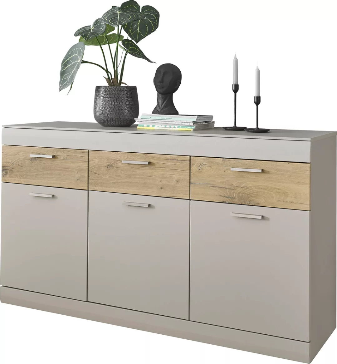 INOSIGN Sideboard "SCARA", mit Applikation Zinneiche Dekor, Breite 150 cm, günstig online kaufen