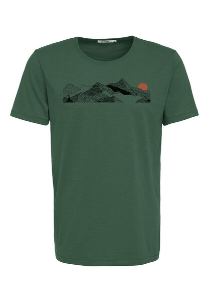 Nature Mountains Sundown Spice - T-shirt Für Herren günstig online kaufen