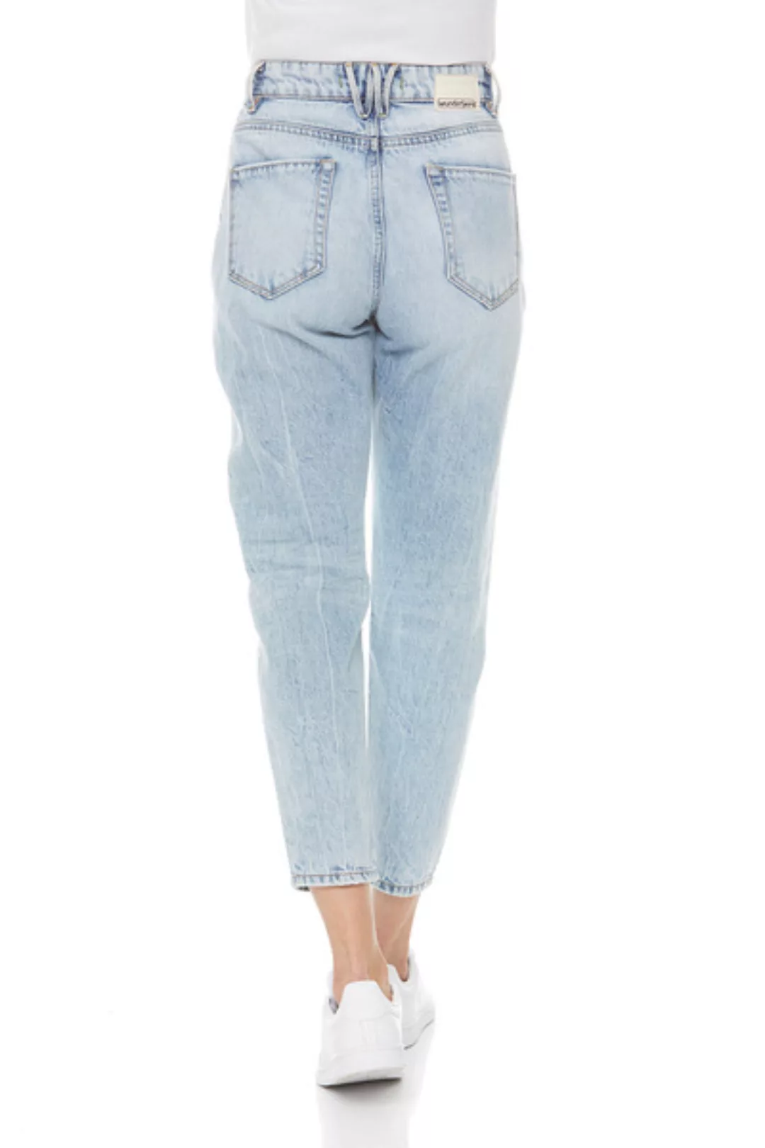 Damen Jeans "Collien Carrot Cropped Eco Bleached" günstig online kaufen
