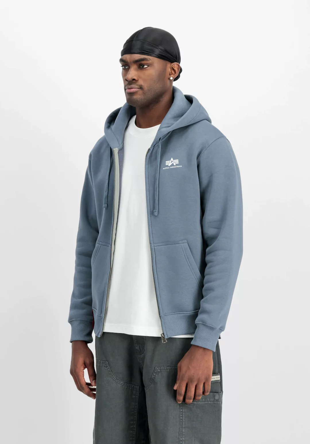 Alpha Industries Kapuzensweatjacke "Basic Zip Hoody SL" günstig online kaufen