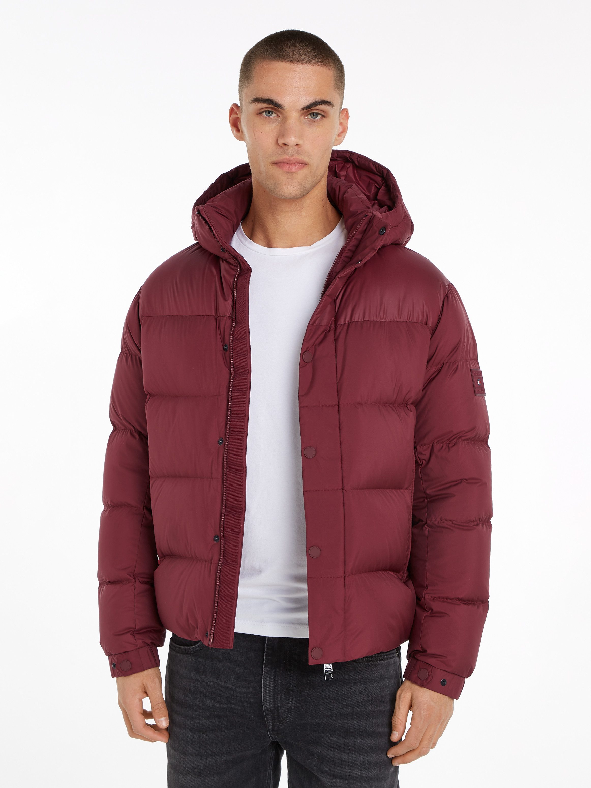 Tommy Hilfiger Steppjacke MIX DOWN HOODED günstig online kaufen