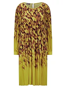 Plissee-Kleid BASLER gelb günstig online kaufen
