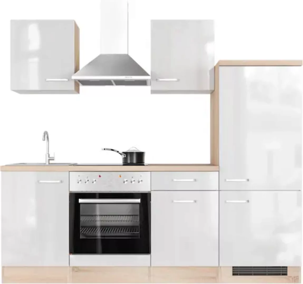Flex-Well Küche »Florenz«, Breite 220 cm, mit und ohne E-Geräten lieferbar günstig online kaufen