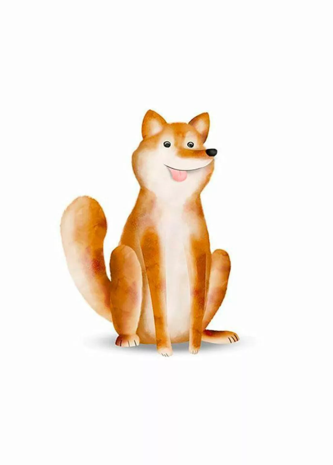 Komar Poster »Cute Animal Dog«, Tiere, (1 St.) günstig online kaufen