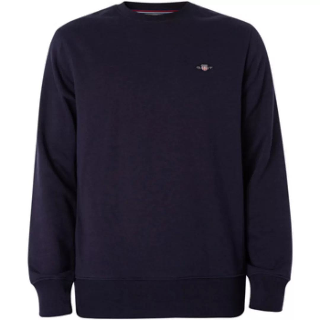 Gant Sweatshirt REG SHIELD C-NECK SWEAT mit Logostickerei auf der Brust günstig online kaufen