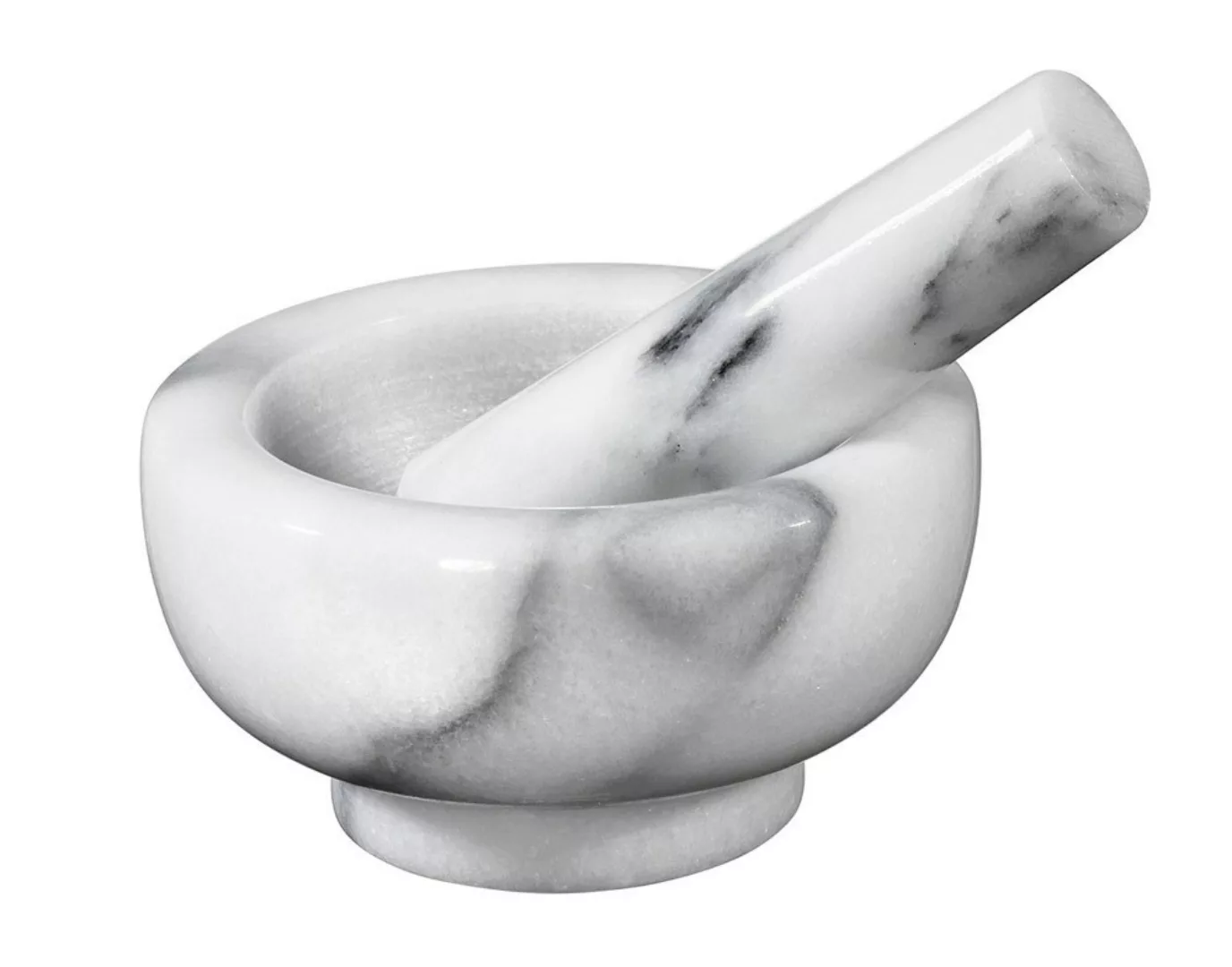 Küchenprofi Mörser Marmor mit Stößel Weiß Ø 9,7cm günstig online kaufen