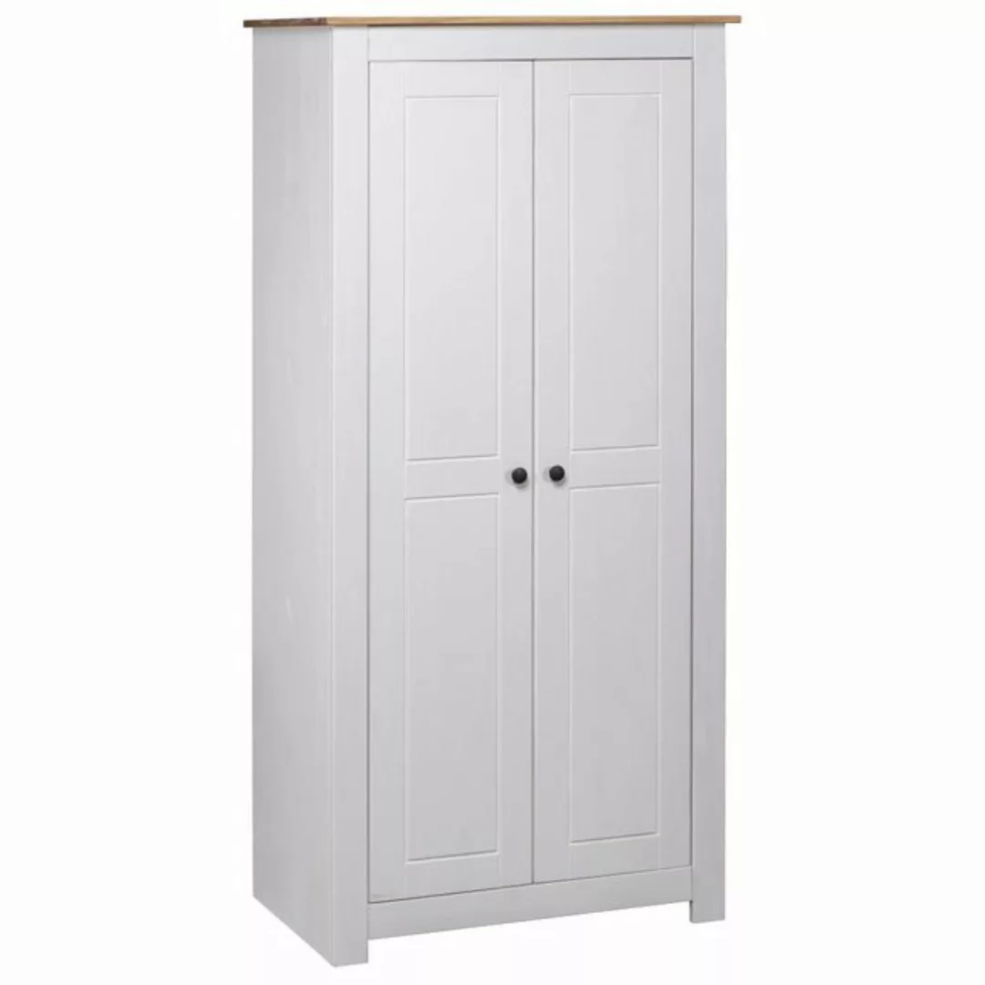 Kleiderschrank Weiß 80ã50ã171,5 Cm Kiefer Massiv Panama Serie günstig online kaufen