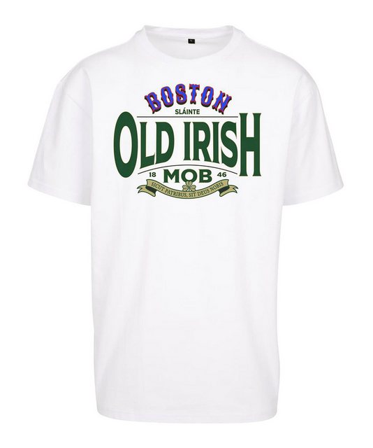 Mister Tee T-Shirt Mister Tee Old Irish Mob Oversized T-Shirt Baumwolle günstig online kaufen