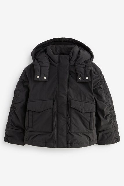 Next Steppjacke Wasserabweisender Mantel mit Raffärmeln (1-St) günstig online kaufen