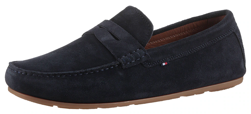 Tommy Hilfiger Slipper "CASUAL HILFIGER SUEDE DRIVER", Loafer, Businessschu günstig online kaufen