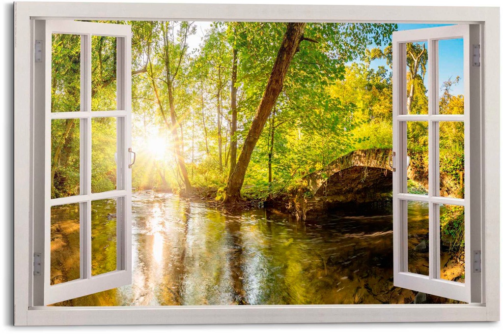 Reinders Deco-Panel "Sonnestrahlen im Wald" günstig online kaufen