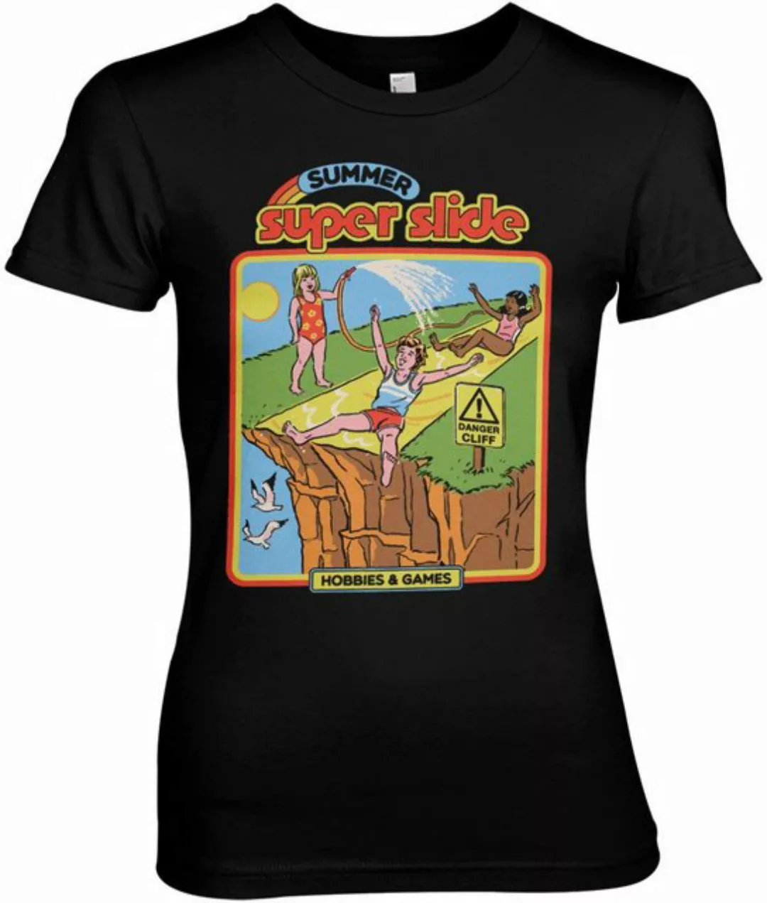 Steven Rhodes T-Shirt Summer Super Slide Girly Tee günstig online kaufen