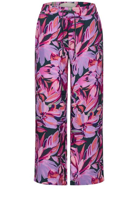 STREET ONE Culotte Street One Wide Legs Print Hose in Magnolia Pink (1-tlg) günstig online kaufen