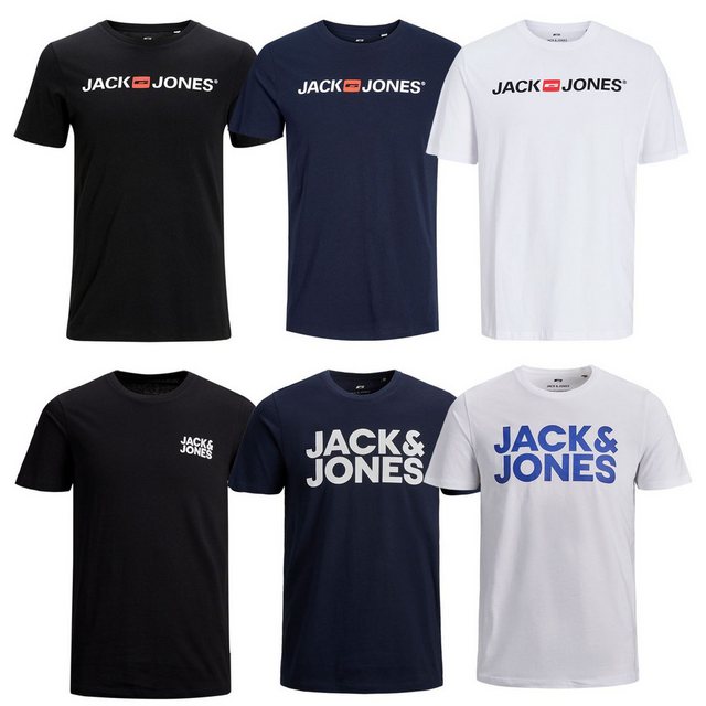 Jack & Jones T-Shirt Basic mit Marken-Logo Aufdruck günstig online kaufen