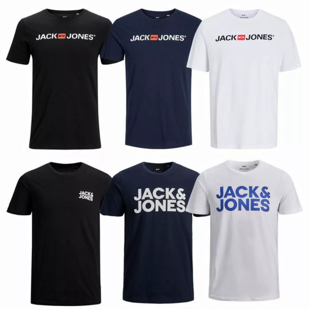 Jack & Jones T-Shirt Basic mit Marken-Logo Aufdruck günstig online kaufen