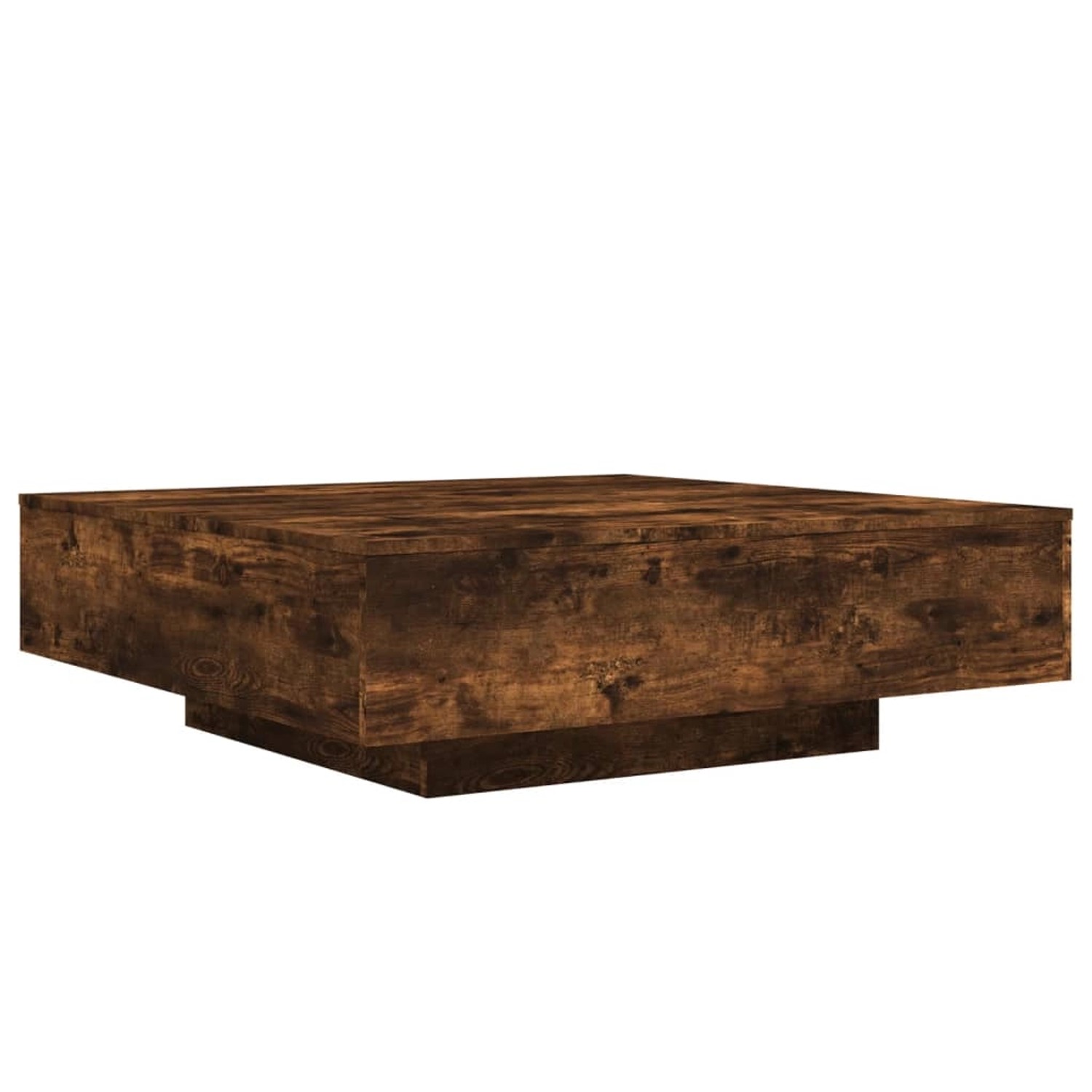 vidaXL Couchtisch mit LED-Leuchten Räuchereiche 100x100x31 cm 836606 günstig online kaufen