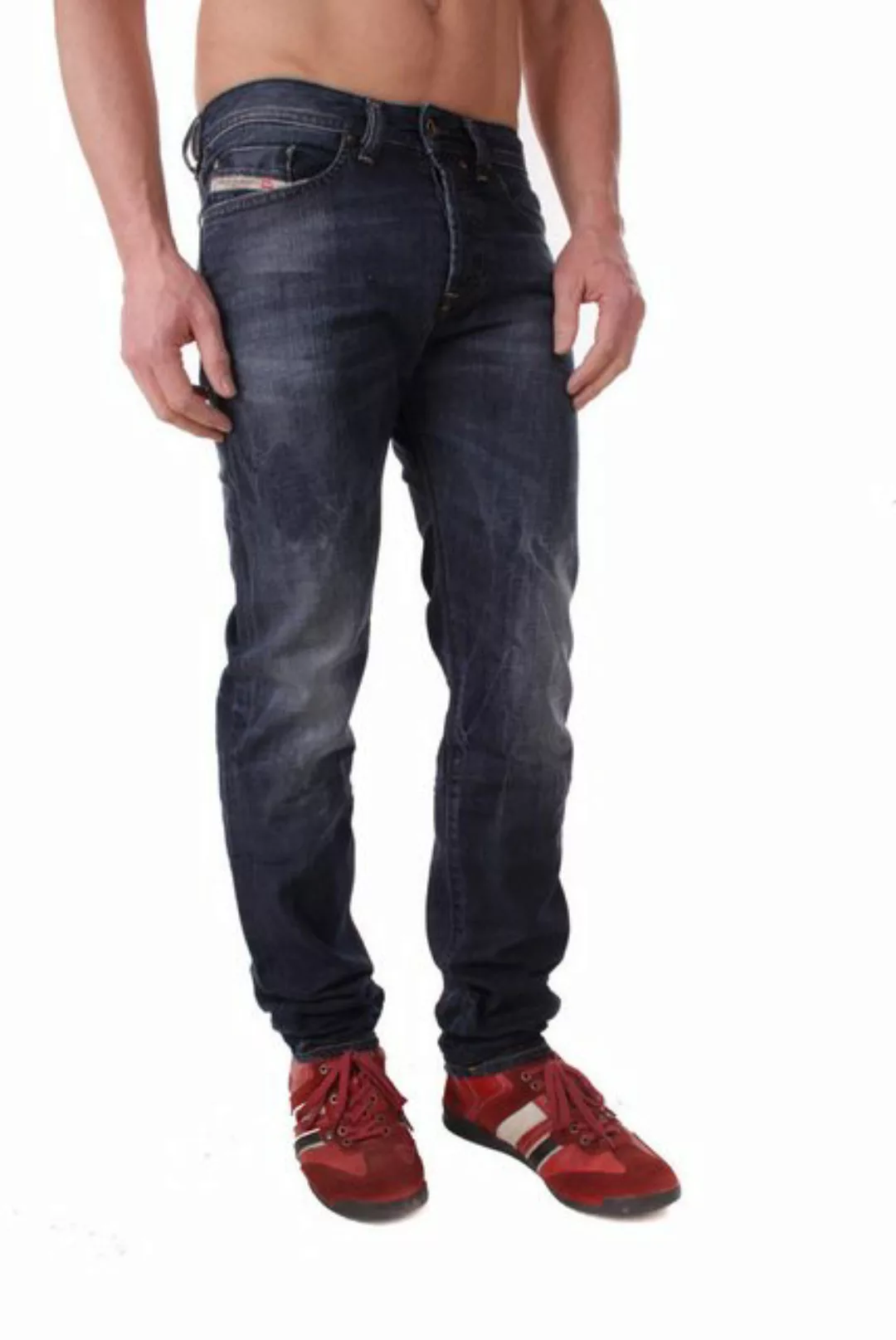 Diesel Tapered-fit-Jeans Diesel Buster 0831Q Herren Jeans Hose Regular Slim günstig online kaufen