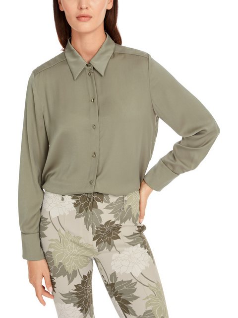 Marc Cain Crepebluse "Noble Neutrals" Premium Damenmode Bluse im Viskosecrê günstig online kaufen