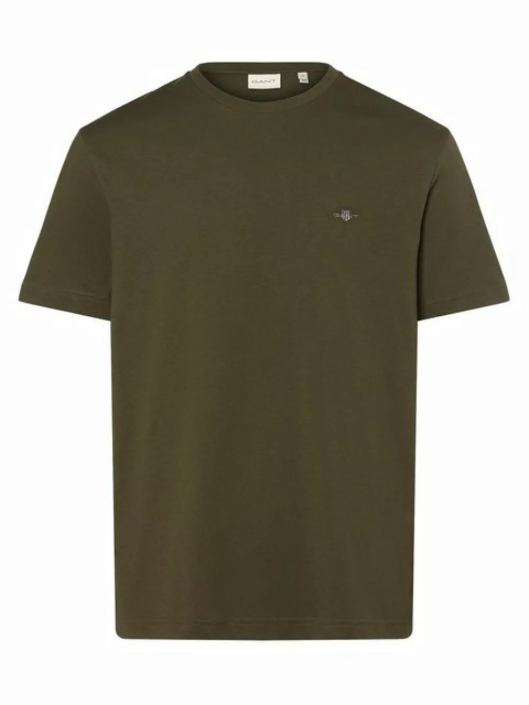 Gant T-Shirt SLIM SHIELD V-NECK T-SHIRT mit einer kleinen Logostickerei auf günstig online kaufen