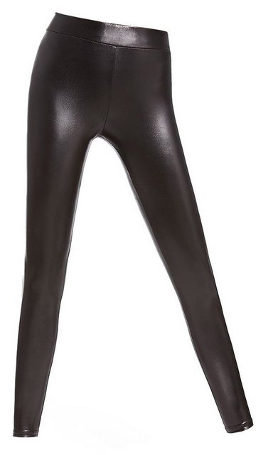 Bas Bleu Leggings in Wetlook, Damenhose Hose Damen Glanz günstig online kaufen