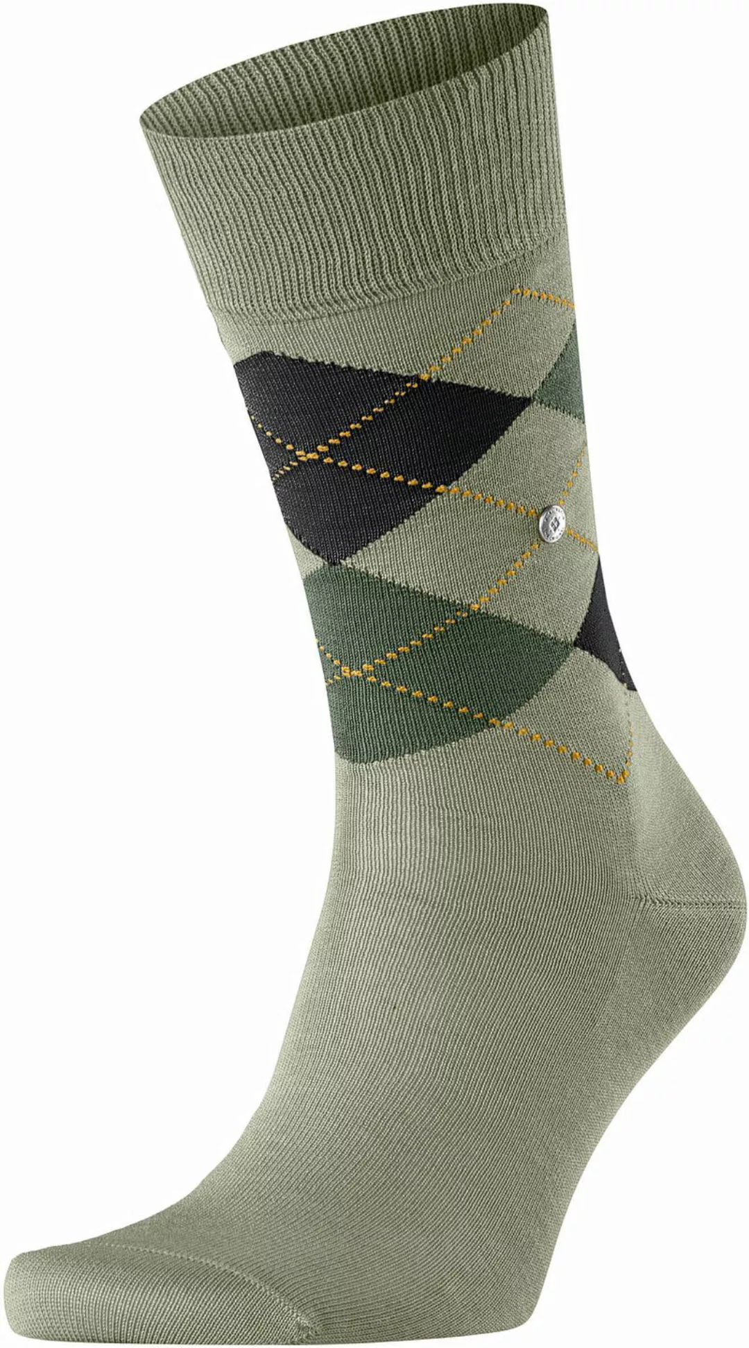 Burlington Manchester Socken Kariert Grün 7064 - Größe 40-46 günstig online kaufen