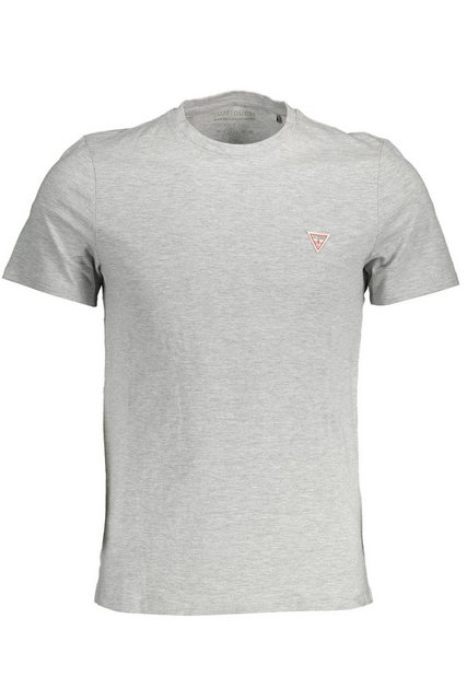 GUESS JEANS T-Shirt Grau T-Shirt Herren Slim Fit Kurzarm mit Rundhals günstig online kaufen