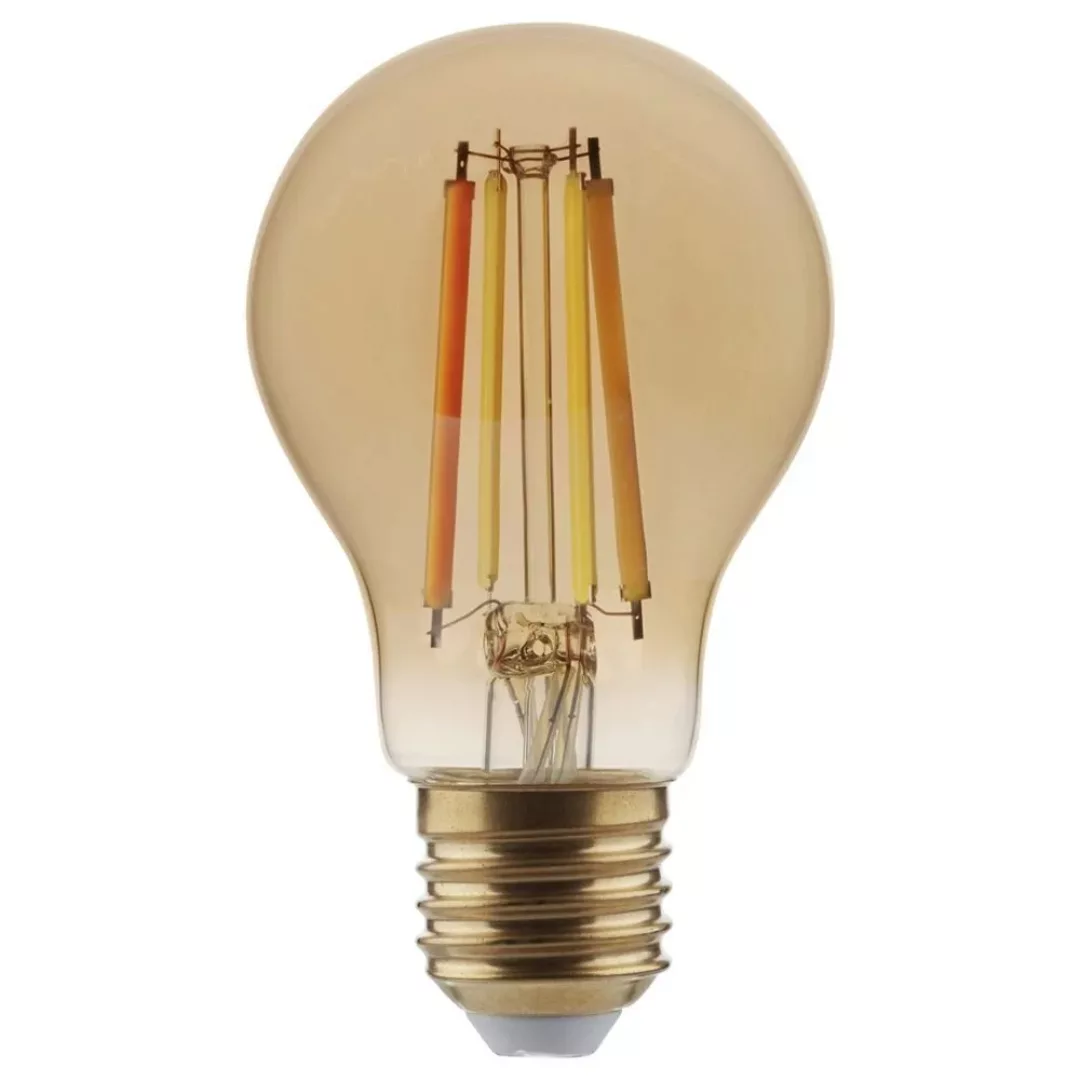 SHYNE | LED Filament Lampe ersetzt 60W E27 Birne - A60 7W 725lm 2500K dimmb günstig online kaufen