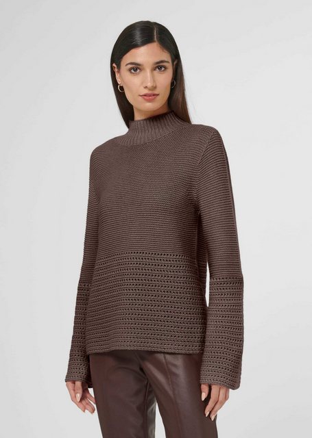 MADELEINE Strickpullover Pullover mit Ajour-Akzenten günstig online kaufen