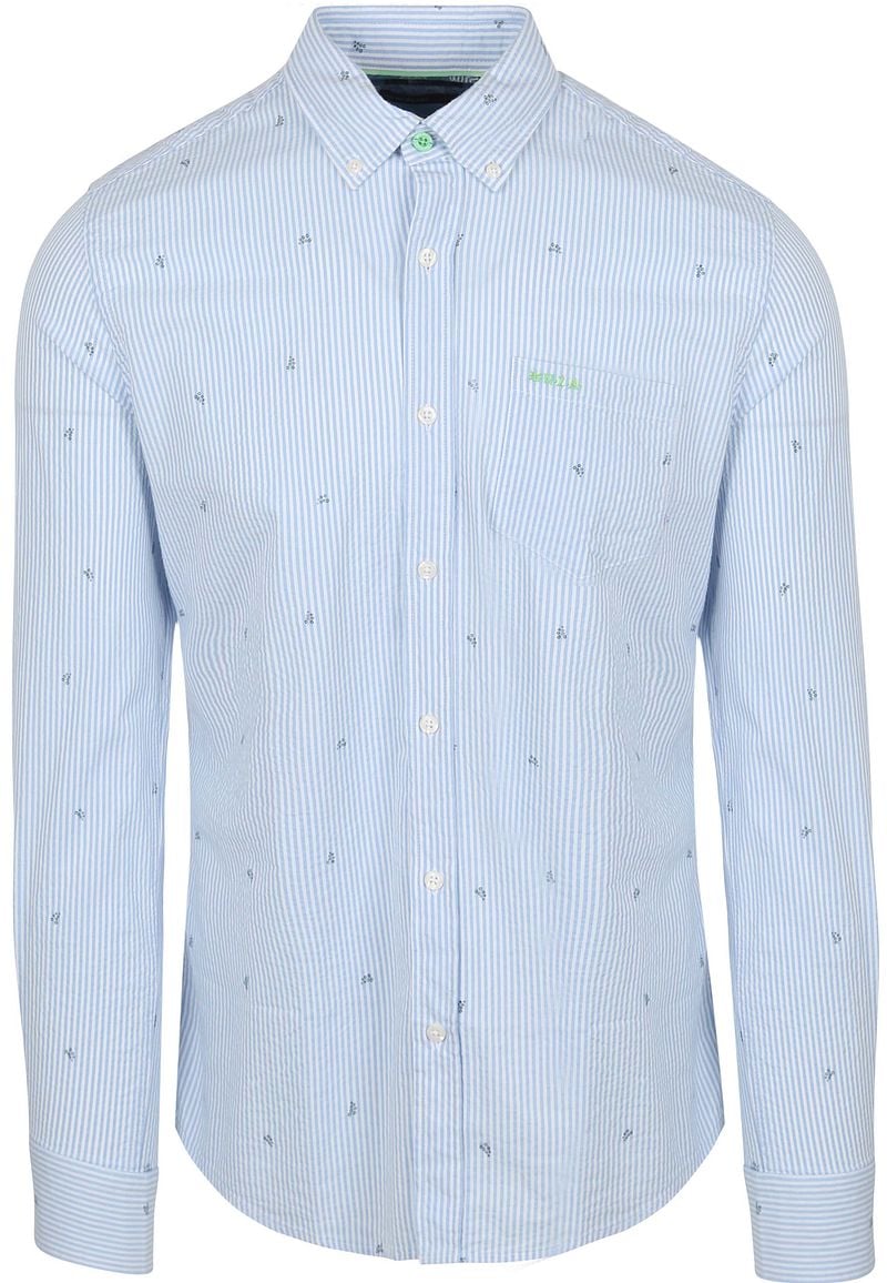 NZA Hemd Julius Print Blau - Größe XL günstig online kaufen