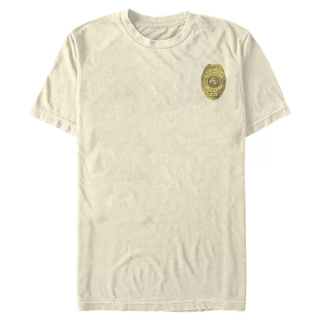 Netflix - Stranger Things - Hawkins Police Badge - Männer T-Shirt günstig online kaufen